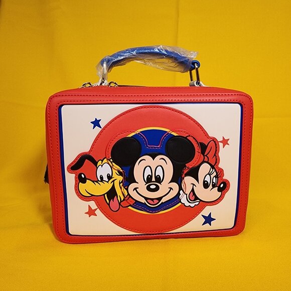 Loungefly Disney Mickey and Friends Classic Lunchbox Crossbody Bag NEW - Picture 12 of 12